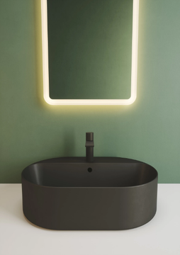 OPEN - Countertop ceramic washbasin with overflow by Olympia Ceramica - view 3